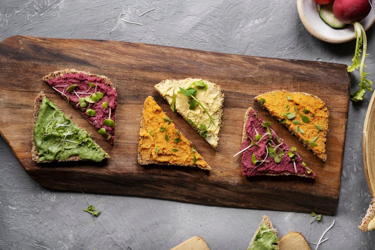 Image showing sandwiches with spread on it